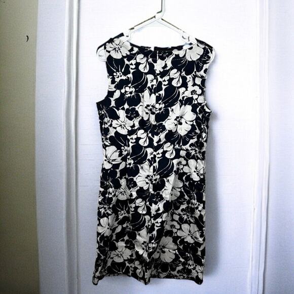Tommy Hilfiger Women’s 8 Blue White Cotton Floral Mini Hawaiian Summer Dress - Picture 1 of 6